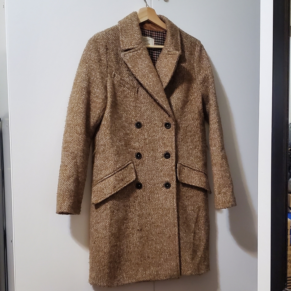 Zara Wool-Blend Camel coat